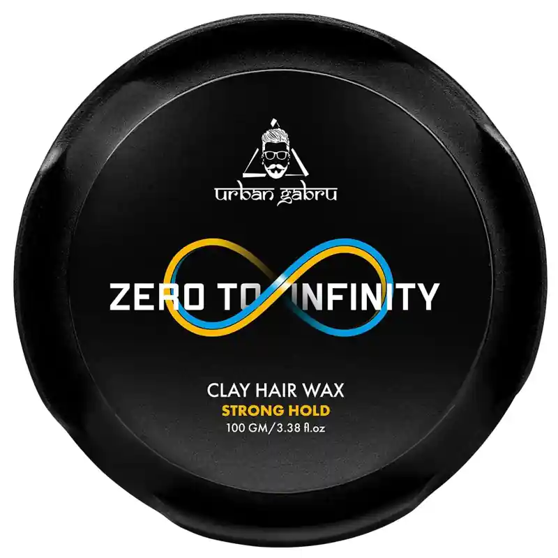 UrbanGabru Zero To Infinity Clay Hair Wax – 100gm | Strong Hold