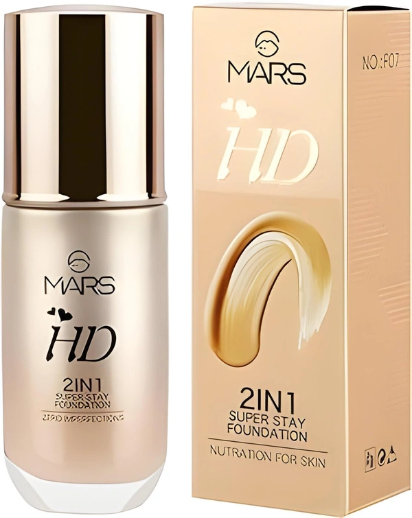 MARS HD 2IN1 Super Stay Nutration For Skin Foundation