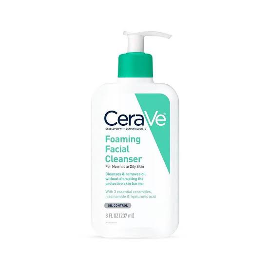Cerave Foaming Facial Cleanser for Normal to Oily Skin 237ml