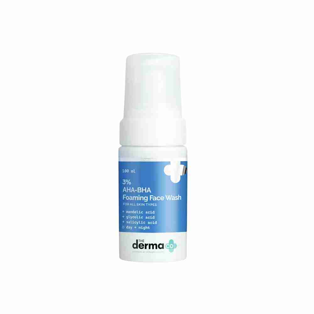 The Derma Co 3% AHA-BHA Foaming Face Wash