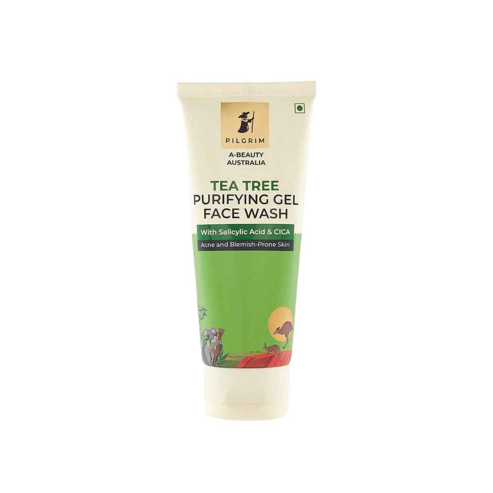 Pilgrim Tea Tree Purifying Gel Face Wash (with Salicylic Acid & CICA)