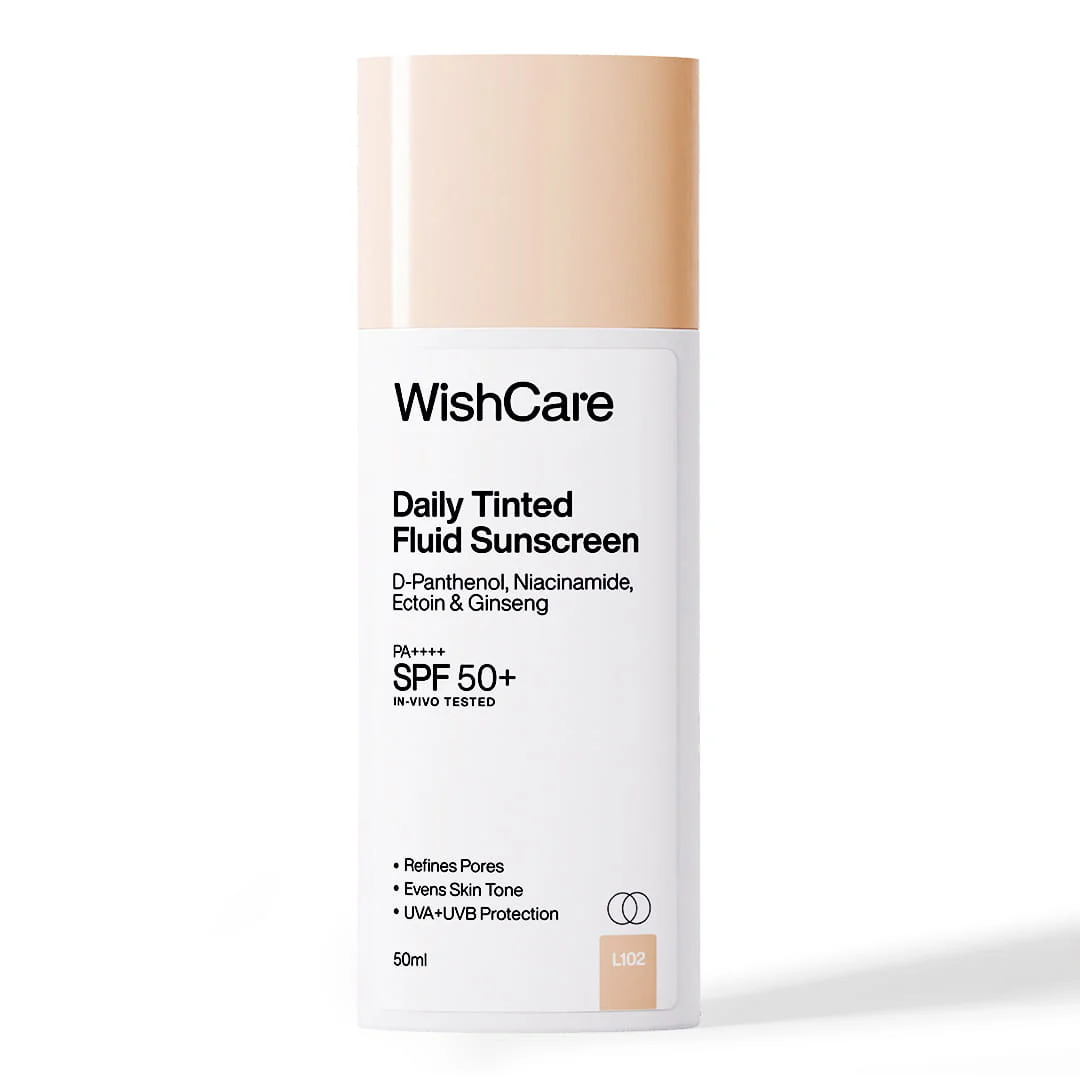 WishCare Daily Tinted Fluid Sunscreen SPF 50 (50ml)