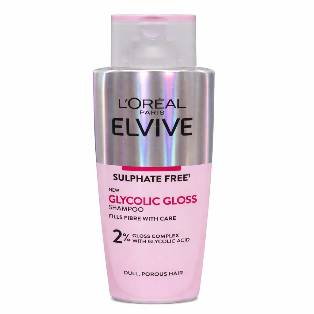 Loreal Paris Glycolic Gloss Sulphate Free Shampoo for Dull & Porous Hair 200ml