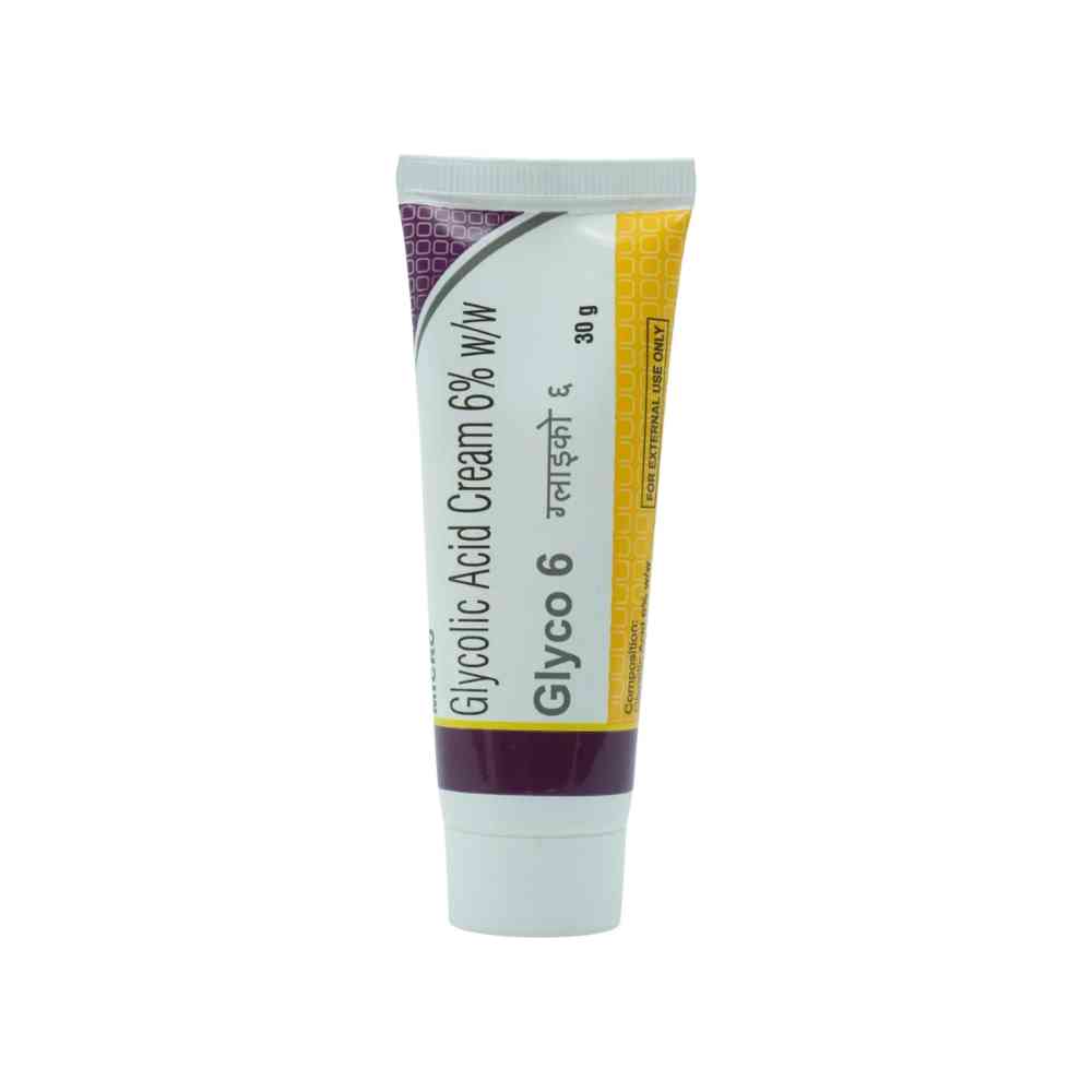 Glyco 6 Glycolic Acid Cream (Skin Renewing & Exfoliating)