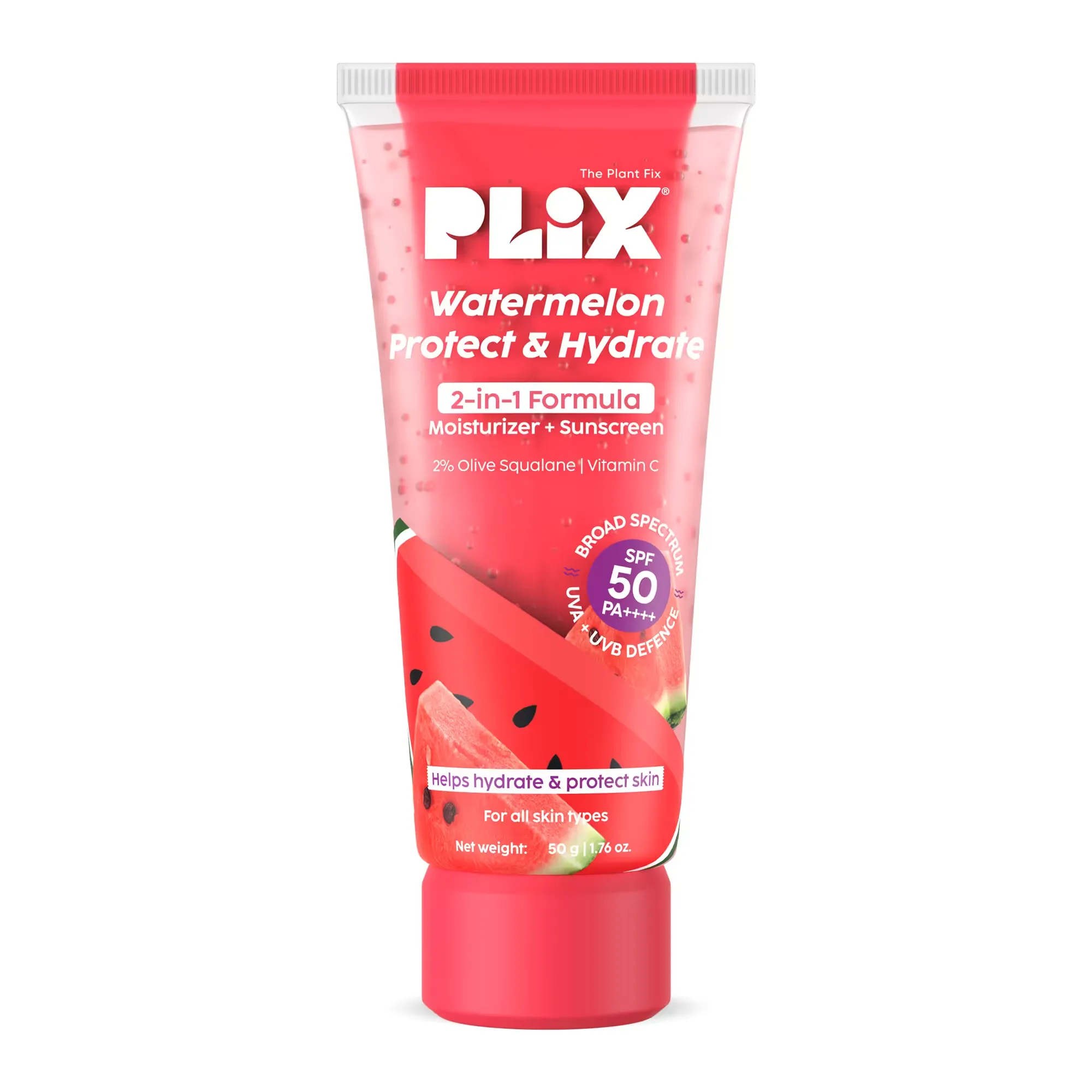 Plix Watermelon Protect & Hydrate 2-in-1 (Moisturizer + Sunscreen)