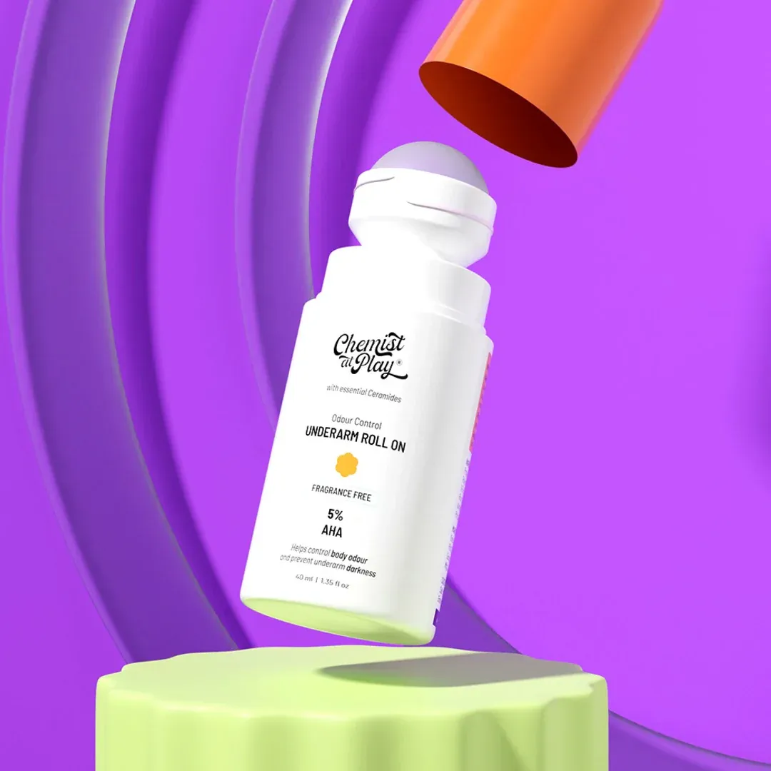 Chemist At Play 5% AHA Underarm Roll On- Fragrance Free