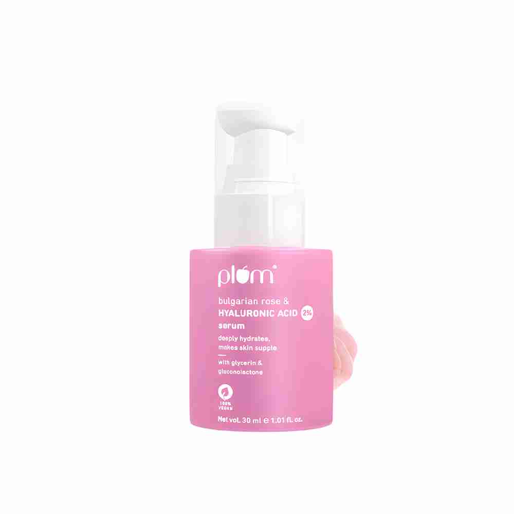 Plum 2% Hyaluronic Acid Serum for Face with Bulgarian Rose