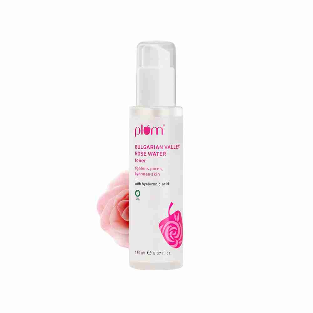 Plum Bulgarian Valley Rose Water Toner for tighter pores