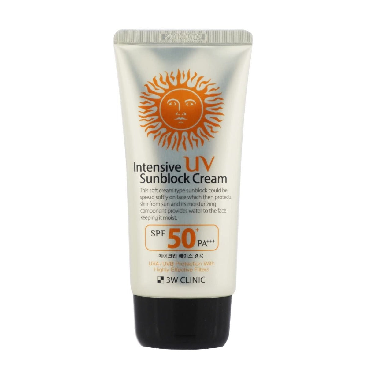 3W Clinic Intensive UV Sunblock Cream SPF 50+PA+++